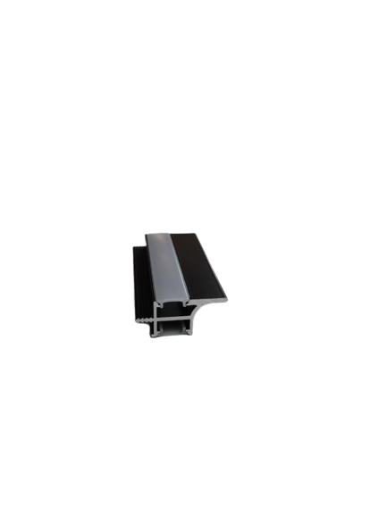 Profil Maner GOLA CANAL LED Corpuri Superioare 3m NEGRU + CAPAC