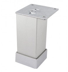Picior Aluminiu 40MMx40MM 10CM CROM MAT