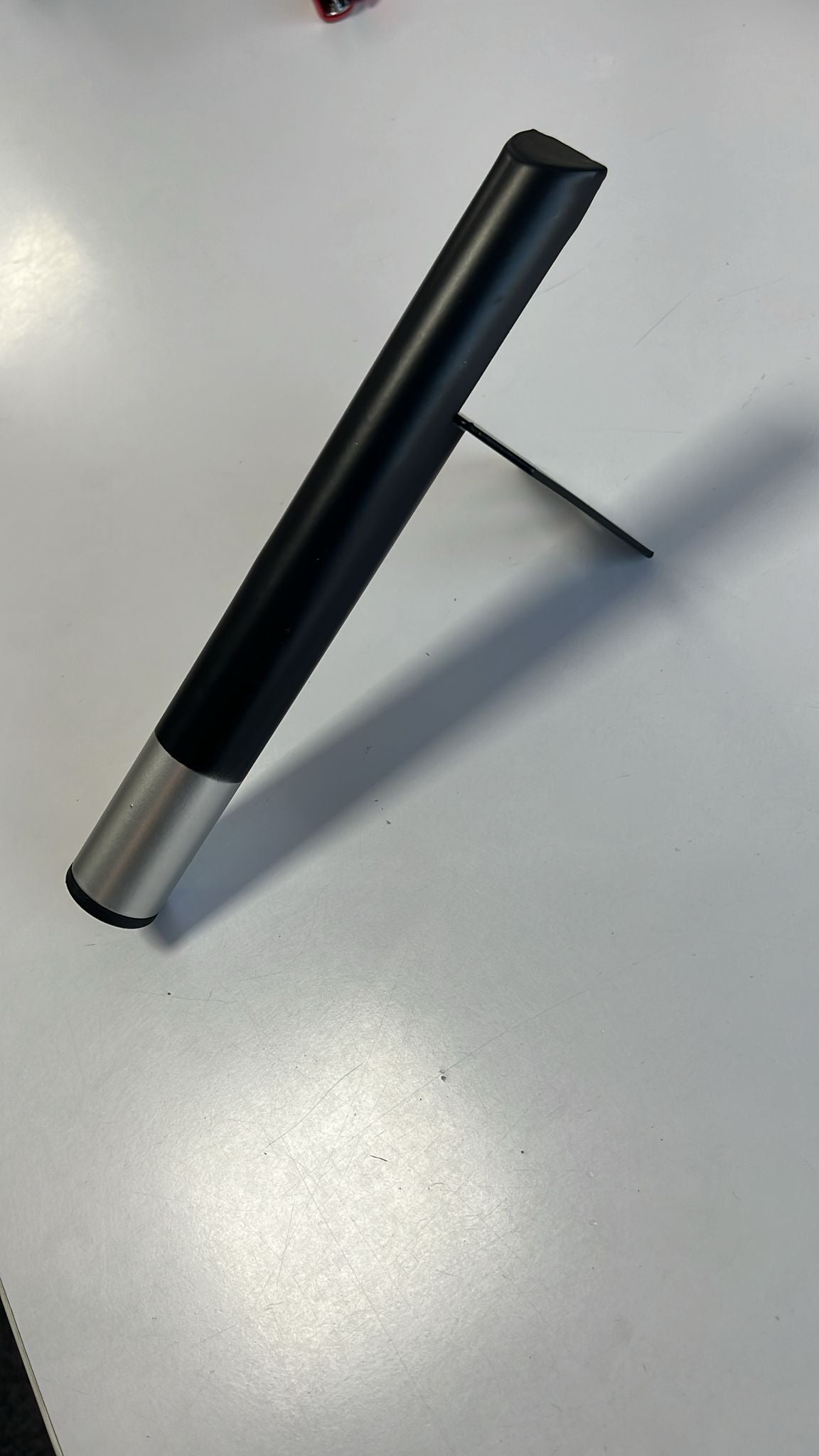 Picior Metal 15CM NEGRU si ALUMINIU