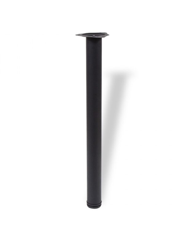 Picior Masa NEGRU 60X710MM Flansa Metalica