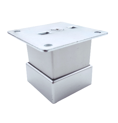Picior Aluminiu 40x40 5cm CROM MAT