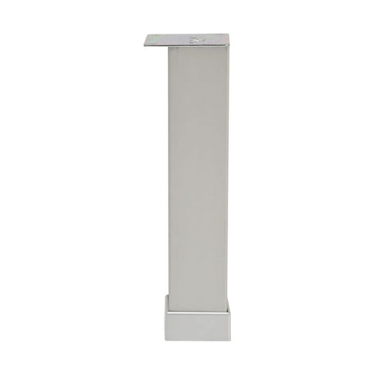 Picior Aluminiu 40MMX40MM 20cm CROM MAT
