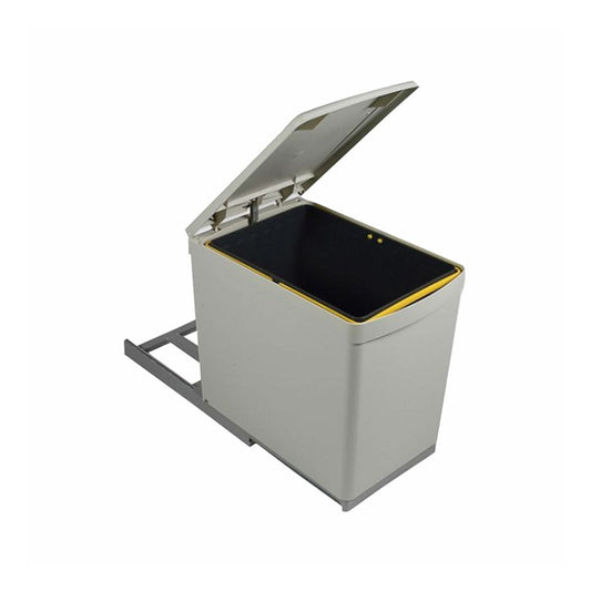 Cos gunoi plastic pentru corp s-300mm 16L gri