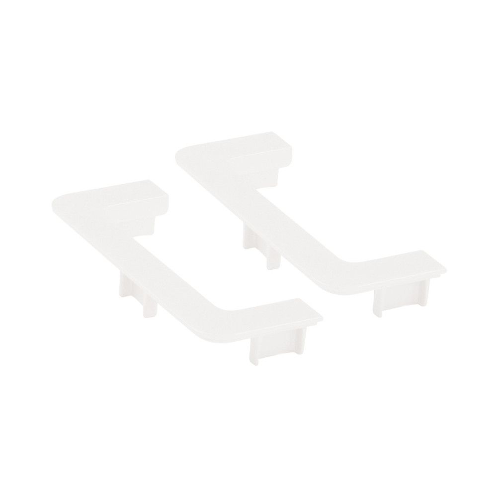 Capac plastic interior pentru profil gola "c" alb