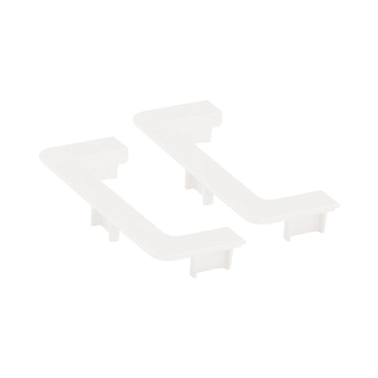 Capac plastic interior pentru profil gola "c" alb