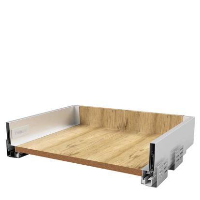 Thin Line cu glisiera sincron extragere totala cu amortizare H171 L450, alb
