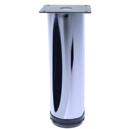 Picior Strato Rotund Reglabil din Otel CROM H200XD60