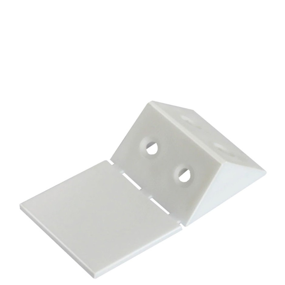 Coltar Plastic Triunghiular cu Acoperire ALB