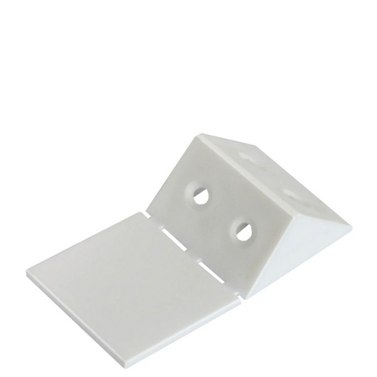 Coltar Plastic Triunghiular cu Acoperire ALB