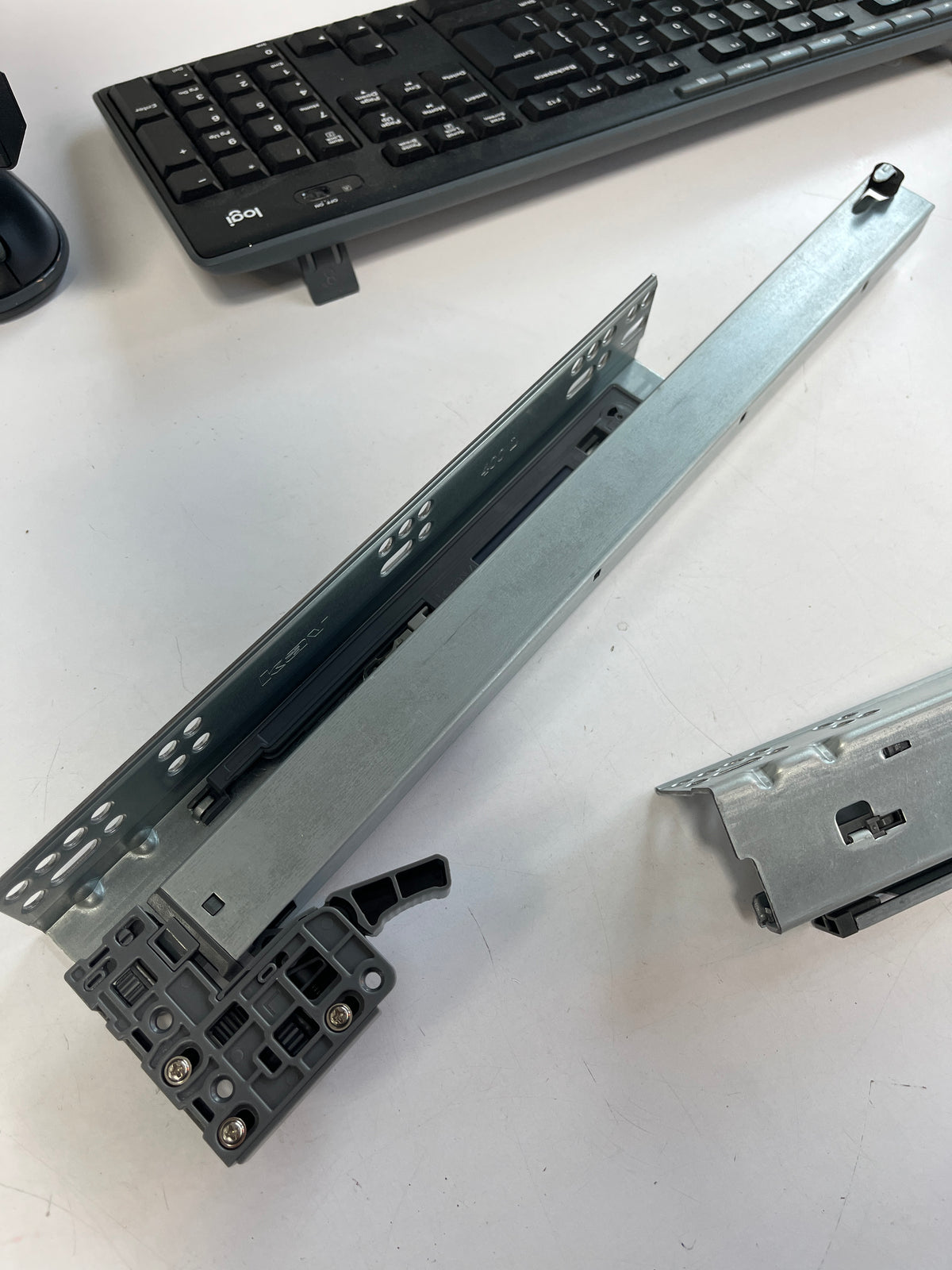 KAV Glisiera Tandem 400MM Extractie TOTALA + AMORTIZARE + REGLAJ 3D