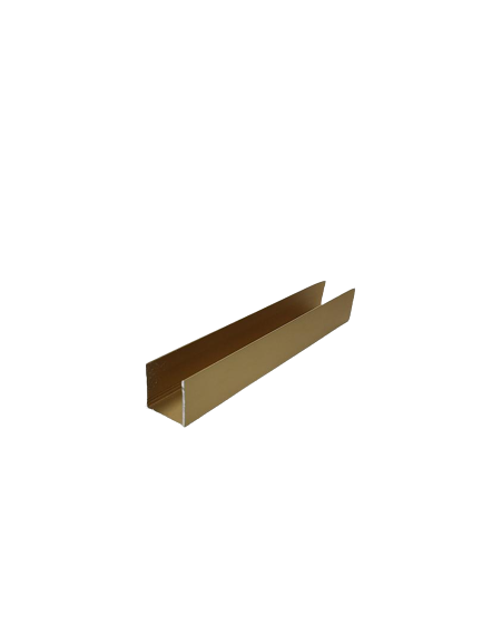Profil Aluminiu U-2.5m AURIU MAT