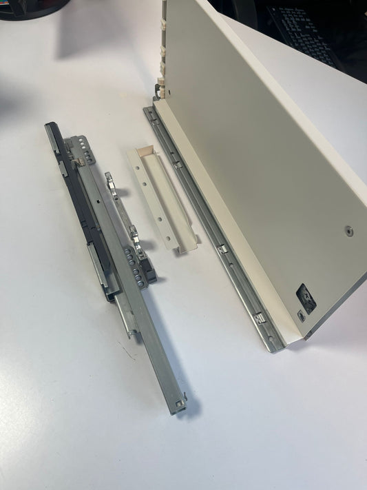 Glisiera Sertar 3D SLIM BOX, H199-500 MM, ALB
