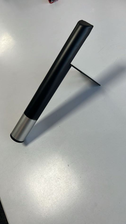 Picior Metal 15CM NEGRU si ALUMINIU