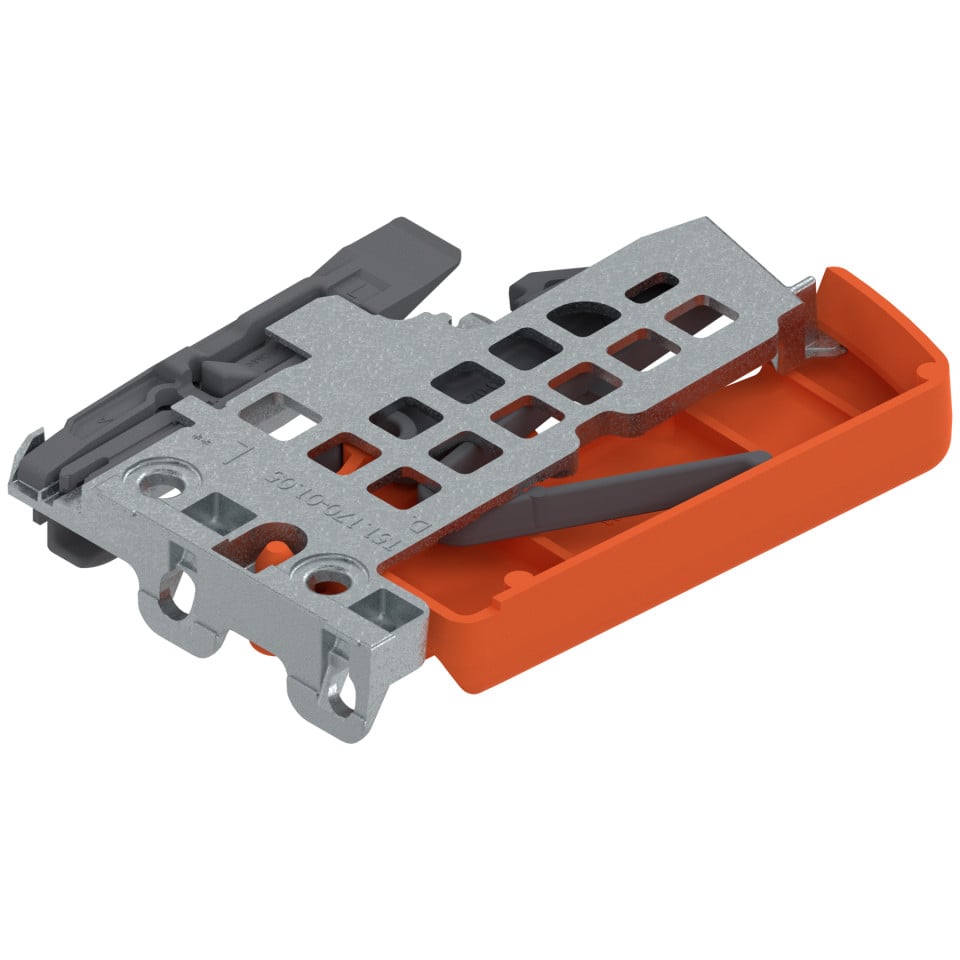 Cuplaj pentru glisiera tandem stanga portocaliu T51 1700 04KUPP L 100 BLUM