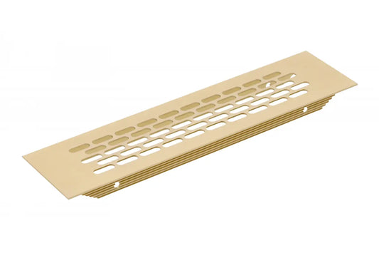 Grila ventilatie 245x60mm finisaj auriu GTV