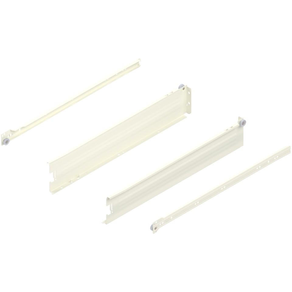 Metabox mediu H 86mm NL 500mm alb crem 320M5000C15 BLUM