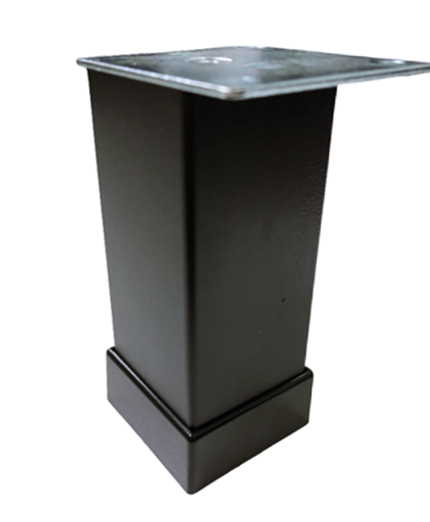 Picior 40X40 - 10 CM NEGRU MAT