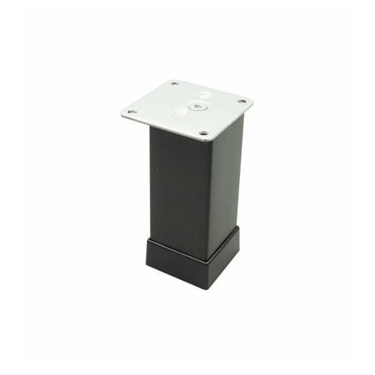 Picior Aluminiu 40MMx40MM 8CM NEGRU