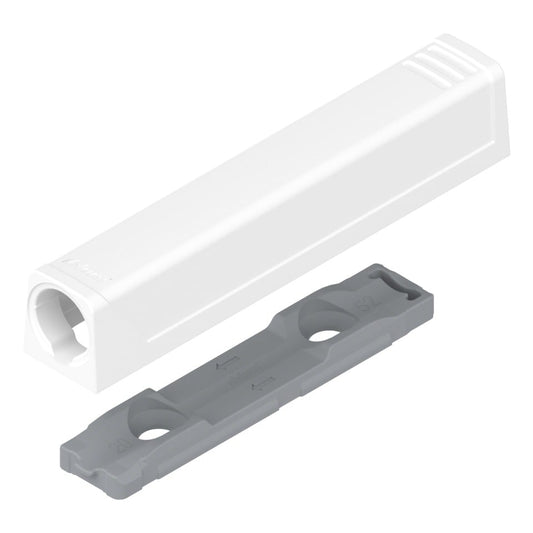 Placuta de adaptare dreapta pentru tip on versiune lunga alb 956A1201 BLUM