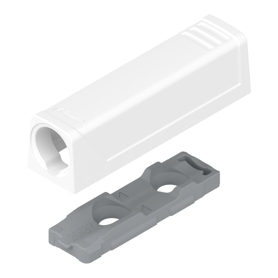 Placuta de adaptare dreapta pentru tip on versiune scurta alb 956 1201 BLUM