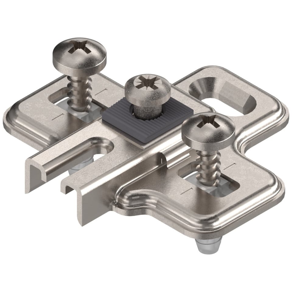 Placuta balama modul 37 32 in cruce pentru frigider H 0mm nichelat expando 194K6100E BLUM