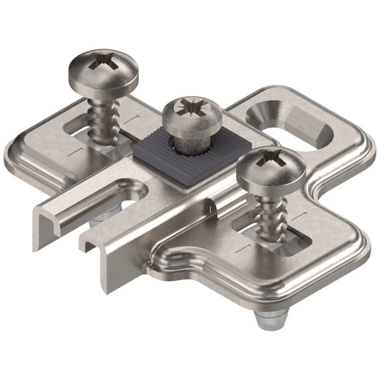 Placuta balama modul 37 32 in cruce pentru frigider H 0mm nichelat expando 194K6100E BLUM